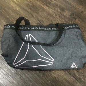 Reebok Black and Pink Tote Bag